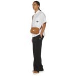 MCM SMALL AREN CROSSBODY IN VISETOS COGNAC