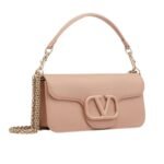 VALENTINO GARAVANI LOCÒ CALFSKIN SHOULDER BAG