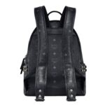 MCM SMALL STARK SIDE STUDS BACKPACK IN VISETOS BLACK