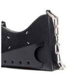 MAISON MARGIELA MICRO SNATCHED LEATHER SHOULDER BAG