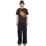 MCM MEDIUM FURSTEN BELT BAG IN MAXI VISETOS COGNAC