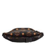 MCM MEDIUM FURSTEN BELT BAG IN MAXI VISETOS BLACK