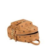 MCM X-MINI STARK BEBE BOO SIDE STUDS BACKPACK IN VISETOS COGNAC