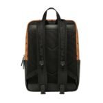 The MCM Medium Aren Backpack in Visetos Cognac embodies contemporary elegance with its sleek rectangular silhouette, designed to accommodate essential tech gadgets like laptops, tablets, and documents. Crafted for the modern individual, this backpack seamlessly merges functionality with timeless style, boasting a soft microfiber suede interior that provides a luxurious backdrop for your belongings. Measuring approximately 5.1 x 12.2 x 16.5 inches, this backpack offers ample storage space while maintaining a streamlined profile. Its adjustable logo-woven shoulder straps ensure a comfortable fit, allowing you to carry your essentials with ease throughout the day. Additionally, a leather top handle provides versatility in carrying options, whether you prefer to sling it over your shoulders or hold it by hand. At the forefront of the design is MCM's commitment to quality craftsmanship, evident in the meticulous construction from signature Visetos monogram canvas and premium nappa leather. The Visetos monogram, an iconic symbol of the brand, adorns the exterior, exuding sophistication and style. Nappa leather trim accents add a touch of refinement, enhancing the backpack's overall aesthetic appeal. Practical features such as a front zip pocket and interior slip pocket offer convenient storage for smaller items, keeping them easily accessible when you're on the go. The two-way zip closure ensures secure closure, safeguarding your belongings while providing effortless access. Comfort is prioritized with a padded back panel, providing cushioning and support for extended wear. Matte black metal hardware adds a modern edge to the design, complementing the rich tones of the Visetos monogram and nappa leather trim. Designed and crafted in South Korea, this backpack exemplifies MCM's commitment to quality and innovation. Its fusion of modern utility and heritage craftsmanship makes it an essential accessory for the contemporary individual seeking both style and functionality in their everyday carry. Whether for work, travel, or leisure, the MCM Medium Aren Backpack is a versatile companion that effortlessly elevates any ensemble.