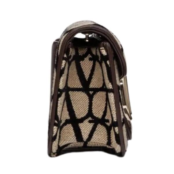 VALENTINO GARAVANI LOCÒ TOILE ICONOGRAPHE SHOULDER BAG