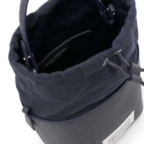 MAISON MARGIELA 5AC LOGO-PATCH BUCKET BAG