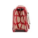 SMALL VALENTINO GARAVANI LOCÒ TOILE ICONOGRAPHE SHOULDER BAG