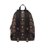 MCM MEDIUM STARK BACKPACK IN MAXI VISETOS BLACK