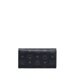 MCM LARGE TRACY CROSSBODY WALLET IN VISETOS BLACK