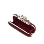 Alexander McQueen Women's knuckle clutch in red