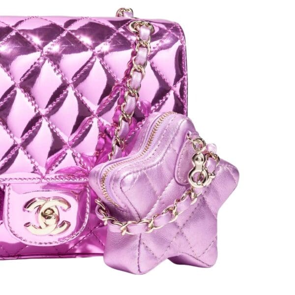 CHANEL MINI FLAP BAG & STAR COIN PURSE
