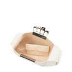 Alexander McQueen Women's the jewelled hobo Bag in ivory.