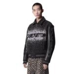 LOUIS VUITTON MADE TO ORDER EMBROIDERED VARSITY BLOUSON