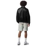 LOUIS VUITTON PERFORATED MIX LEATHER BLOUSON