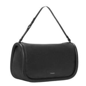 JWA BUMPER-36 - LEATHER SHOULDER BAG WITH ADDITIONAL WEBBING STRAP