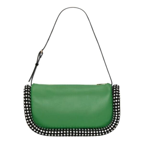 JWA BUMPER-15 LEATHER SHOULDER BAG WITH CRYSTAL