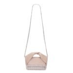 JWA SMALL TWISTER - LEATHER TOP HANDLE BAG WITH CRYSTALS