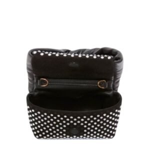 JWA MINI TWISTER - LEATHER MINI BAG WITH CRYSTAL