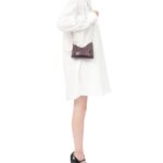 MAISON MARGIELA MINI SNATCHED LEATHER BAG