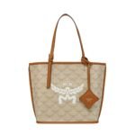 MCM MINI HIMMEL SHOPPER IN LAURETOS BEIGE