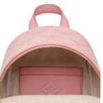 MCM MINI STARK BEBE BOO BACKPACK IN LAURETOS PINK