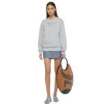 MCM X-LARGE AREN FOLD TOTE IN MEGA LAUREL VISETOS COGNAC