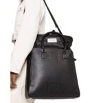MAISON MARGIELA 5AC DAILY VERTICAL LEATHER BACKPACK