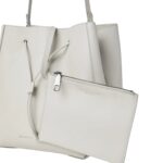 BRUNELLO CUCINELLI CALFSKIN BUCKET BAG WITH MONILI