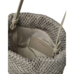 BRUNELLO CUCINELLI PRECIOUS NET EMBROIDERY BUCKET BAG