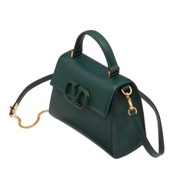 VALENTINO GARAVANI SMALL VSLING GRAINY CALFSKIN HANDBAG - Image 9