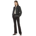 MCM SMALL AREN HOBO IN MAXI MONOGRAM LEATHER BLACK