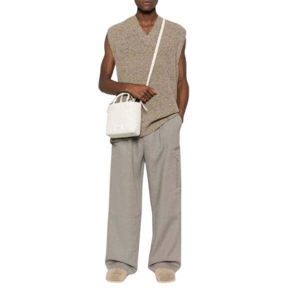 MAISON MARGIELA 5AC LEATHER TOTE BAG
