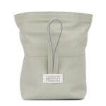 MAISON MARGIELA PAPER LEATHER CLUTCH BAG