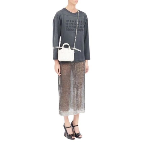 MAISON MARGIELA 5AC HORIZONTAL LEATHER TOTE BAG