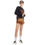 MCM MINI ROCKSTAR VANITY CASE IN VISETOS ORIGINAL COGNAC