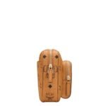 MCM SMALL AREN CROSSBODY IN VISETOS COGNAC