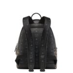 MCM SMALL X BAPE STRAK BACKPACK IN VISETOS BLACK