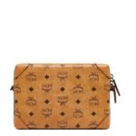 MCM SMALL KLASSIK MULTIFUNCTION CROSSBODY IN VISETOS COGNAC