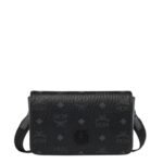 MCM MINI AREN CAMERA BAG IN VISETOS BLACK
