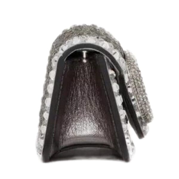 MICRO VALENTINO GARAVANI LOCÒ CHAIN BAG WITH RHINESTONES