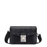 MCM SMALL VIKTOR CROSSBODY IN VISETOS BLACK