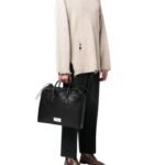 MAISON MARGIELA 5AC LEATHER TOTE BAG