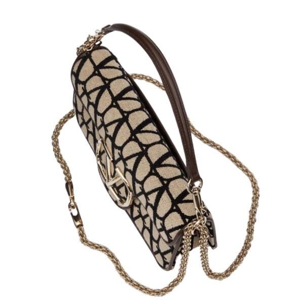 VALENTINO GARAVANI LOCÒ TOILE ICONOGRAPHE SHOULDER BAG