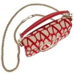 SMALL VALENTINO GARAVANI LOCÒ TOILE ICONOGRAPHE SHOULDER BAG