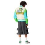 LOUIS VUITTON EMBROIDERED LEATHER MIX BLOUSON