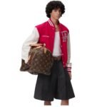 LOUIS VUITTON MIX LEATHER VARSITY BLOUSON