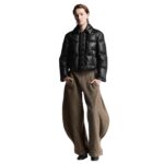 LOUIS VUITTON MONOGRAM LEATHER PADDED BOXY JACKET