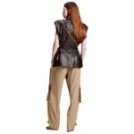 LOUIS VUITTON SLEEVELESS LEATHER SAFARI JACKET