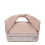 JWA SMALL TWISTER - LEATHER TOP HANDLE BAG WITH CRYSTALS
