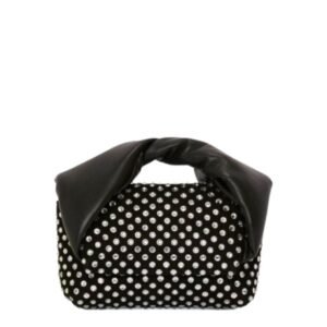 JWA MINI TWISTER - LEATHER MINI BAG WITH CRYSTAL